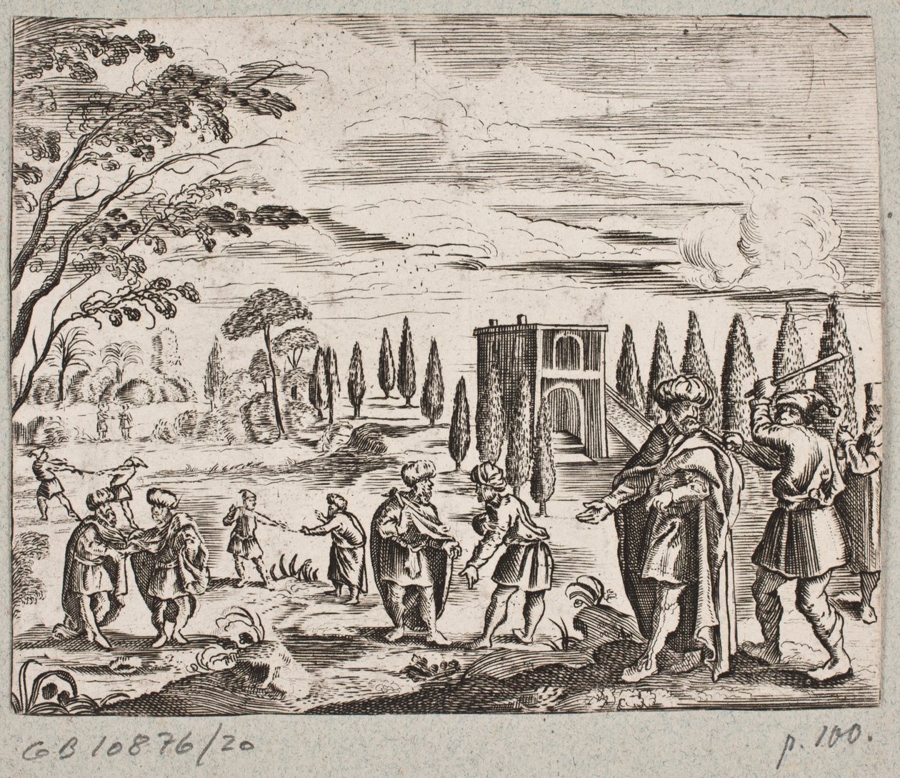 Illustratie bij Adam Olearius, 