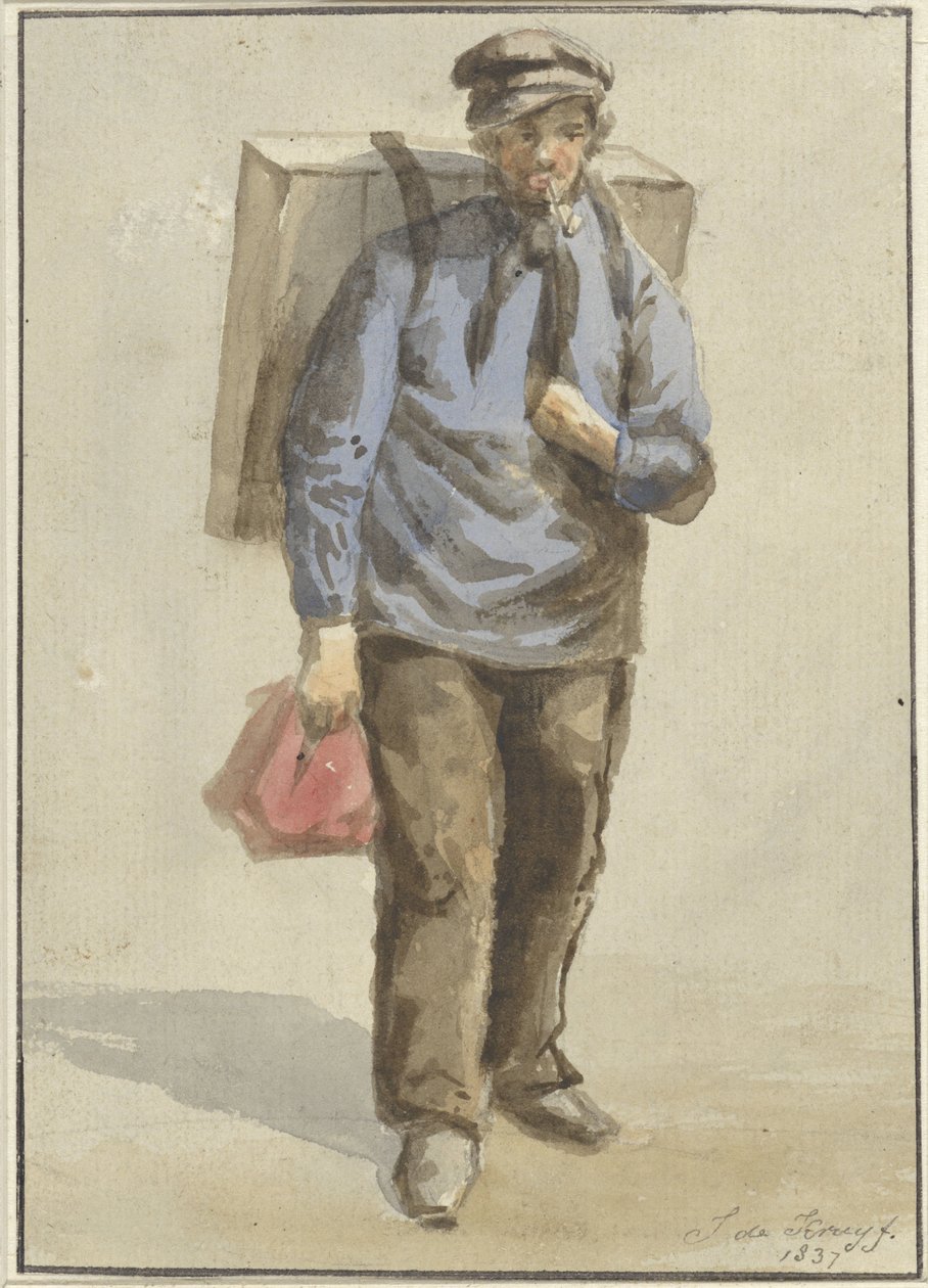 Portret van Gerrit van Schoorl door J. de Kruyff