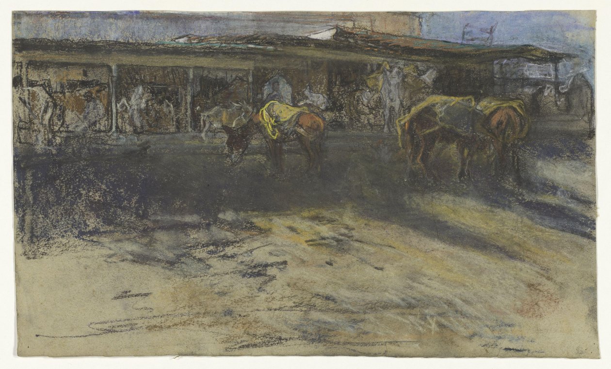 Pakezels op de Grote Markt in Tanger door Jac van Looij