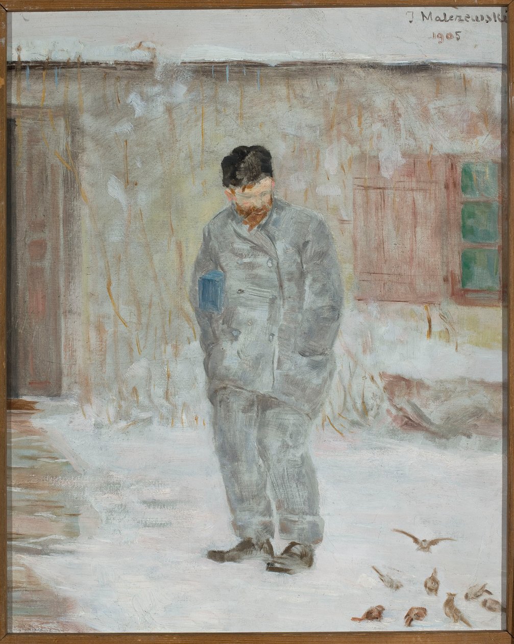 Portret van Adolf Dygasiński door Jacek Malczewski