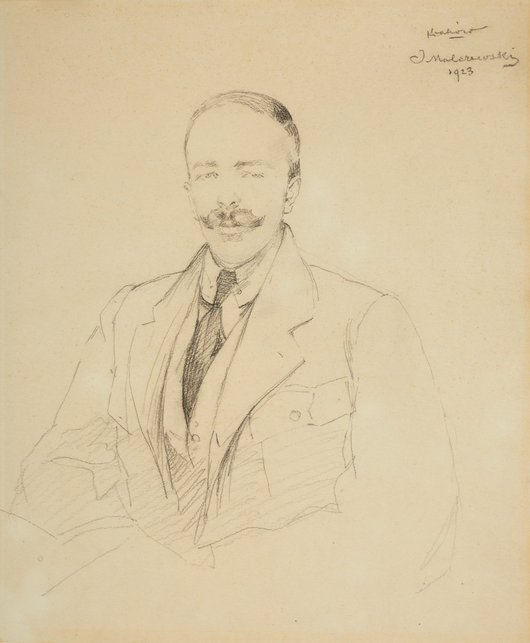 Portret van Feliks Konopka (1888-1982) door Jacek Malczewski
