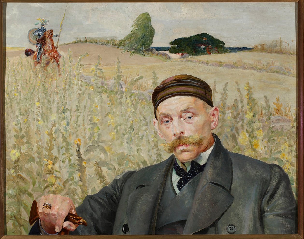 Portret van Wacław Karczewski door Jacek Malczewski