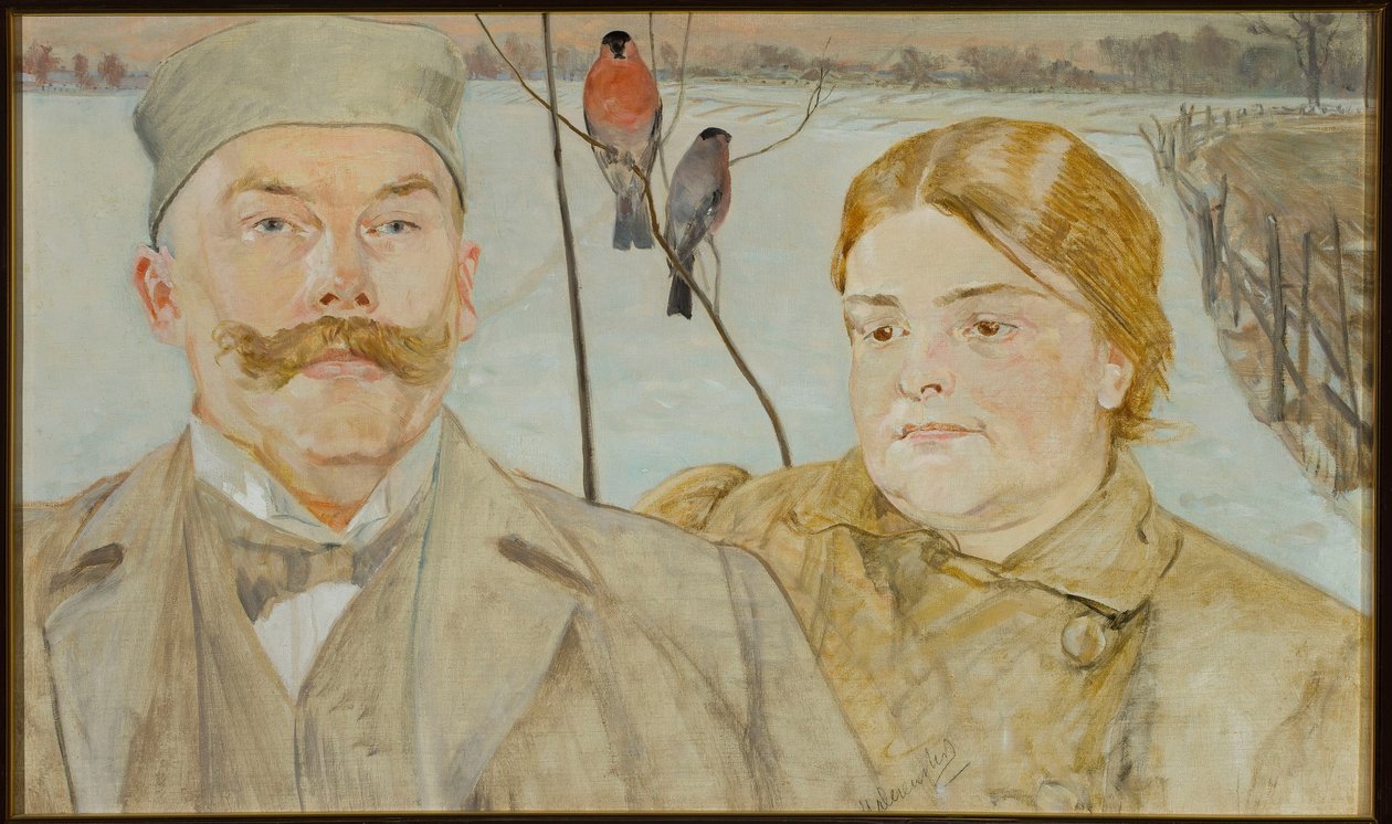 Portret van Wacław en Helena Karczewski door Jacek Malczewski