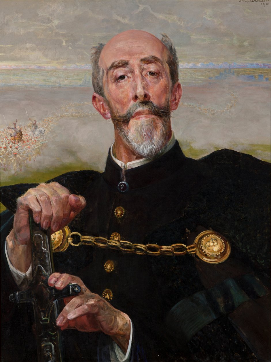 Portret van graaf Antoni Wodzicki door Jacek Malczewski