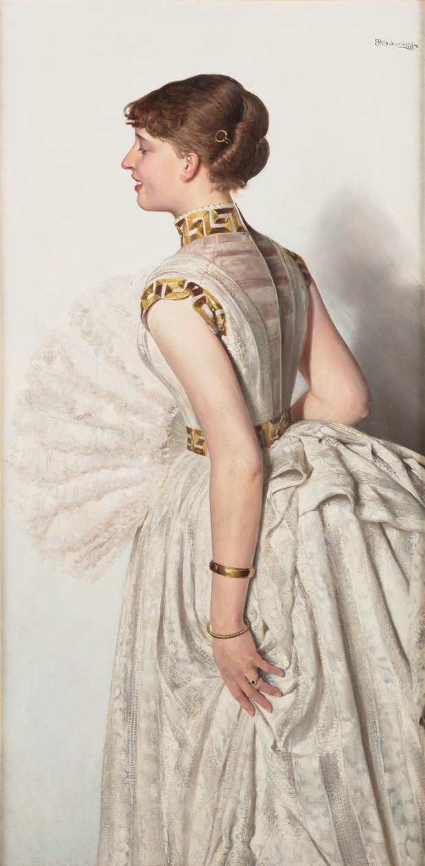 Portret van de verloofde door Jacek Malczewski