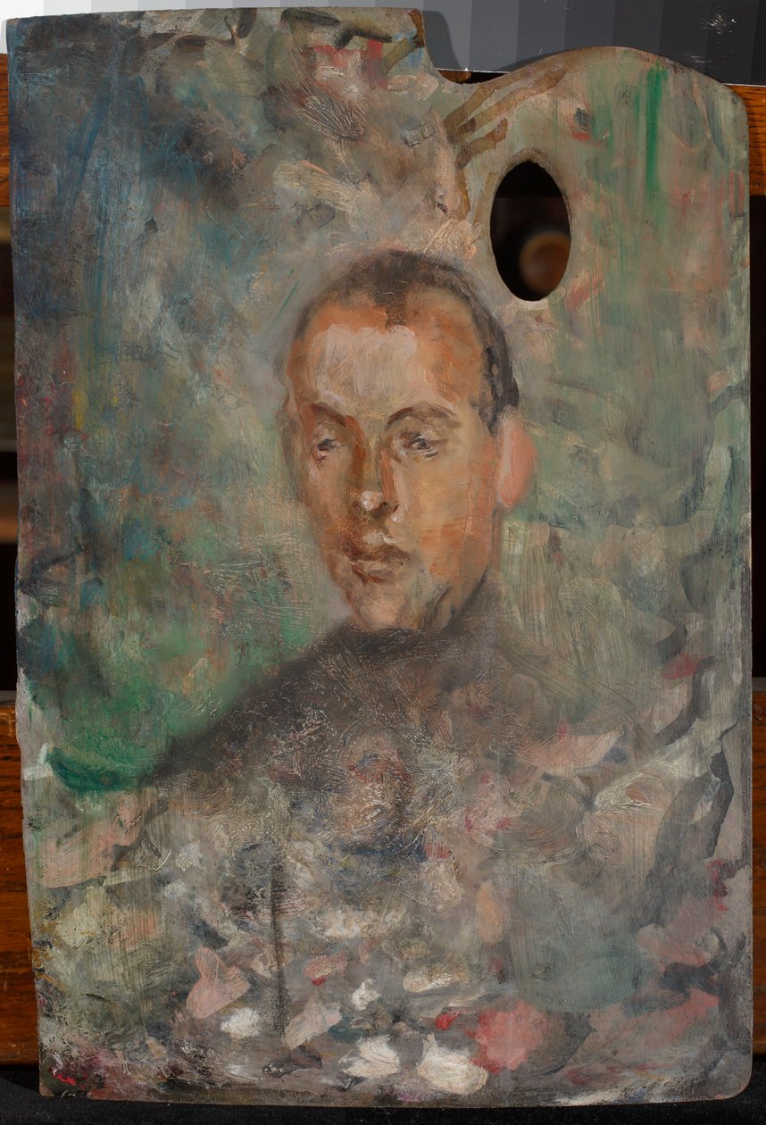 Portret van Rafał, de zoon van de kunstenaar door Jacek Malczewski