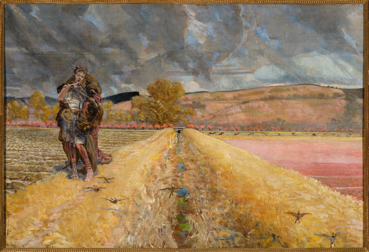 De heilige Agnes door Jacek Malczewski
