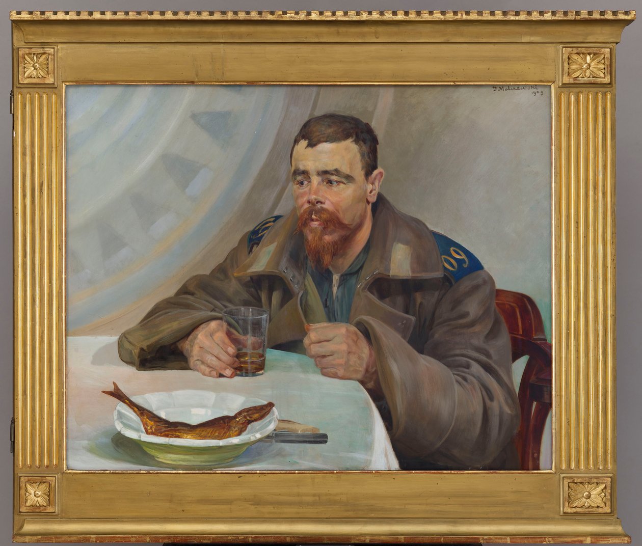 De banneling - rechterdeel van het drieluik door Jacek Malczewski