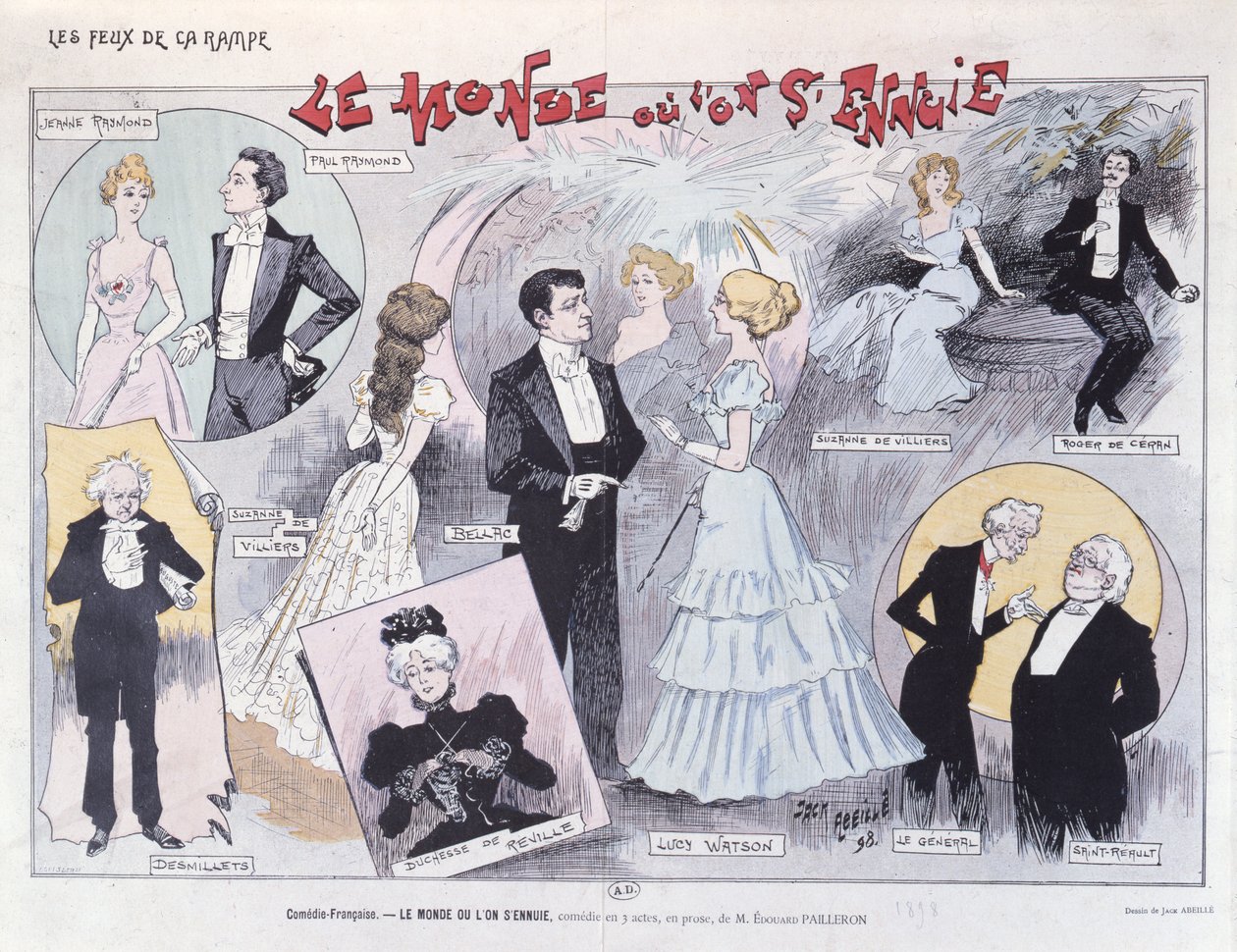 Poster die de satirische komedie Le Monde ou l