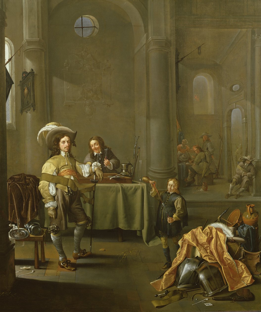 De Viering van de Bevrijding van een Kathedraal door de Nederlandse Militie door Jacob Duck