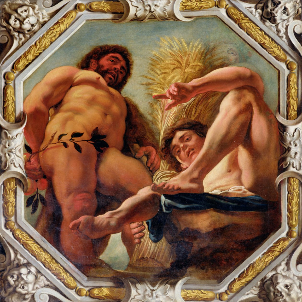 Leo, uit de tekens van de dierenriem door Jacob Jordaens