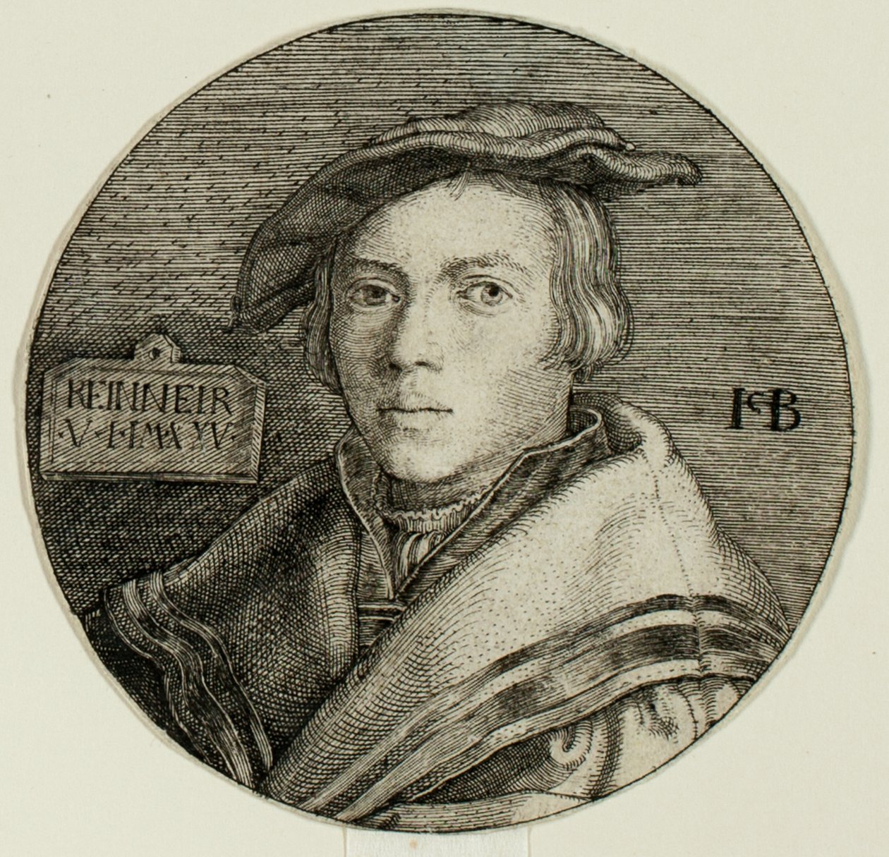 Portret van Reinneir door Jacob Binck