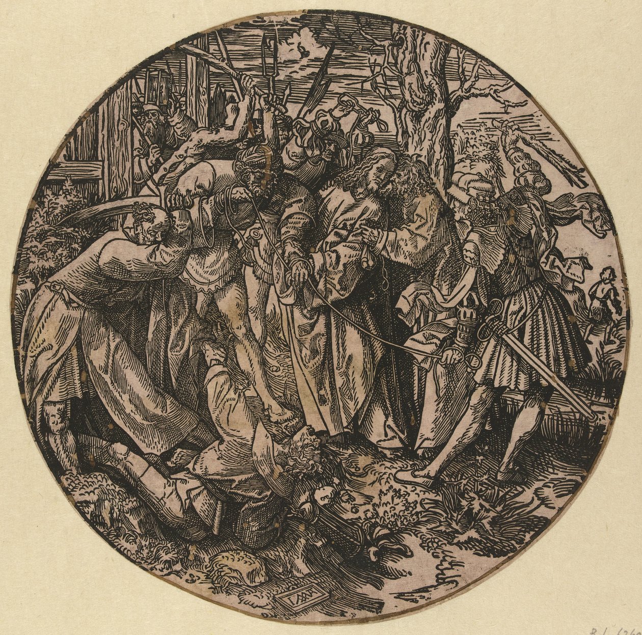 De Judaskus De Ronde Passie (serie titel) door Jacob Cornelisz van Oostsanen