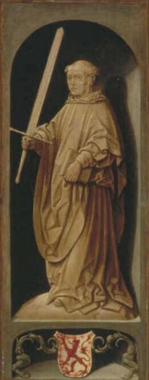 Dutch: De H. Jeroen van Noordwijk Saint Jerome of Noordwijk door Jacob Cornelisz van Oostsanen