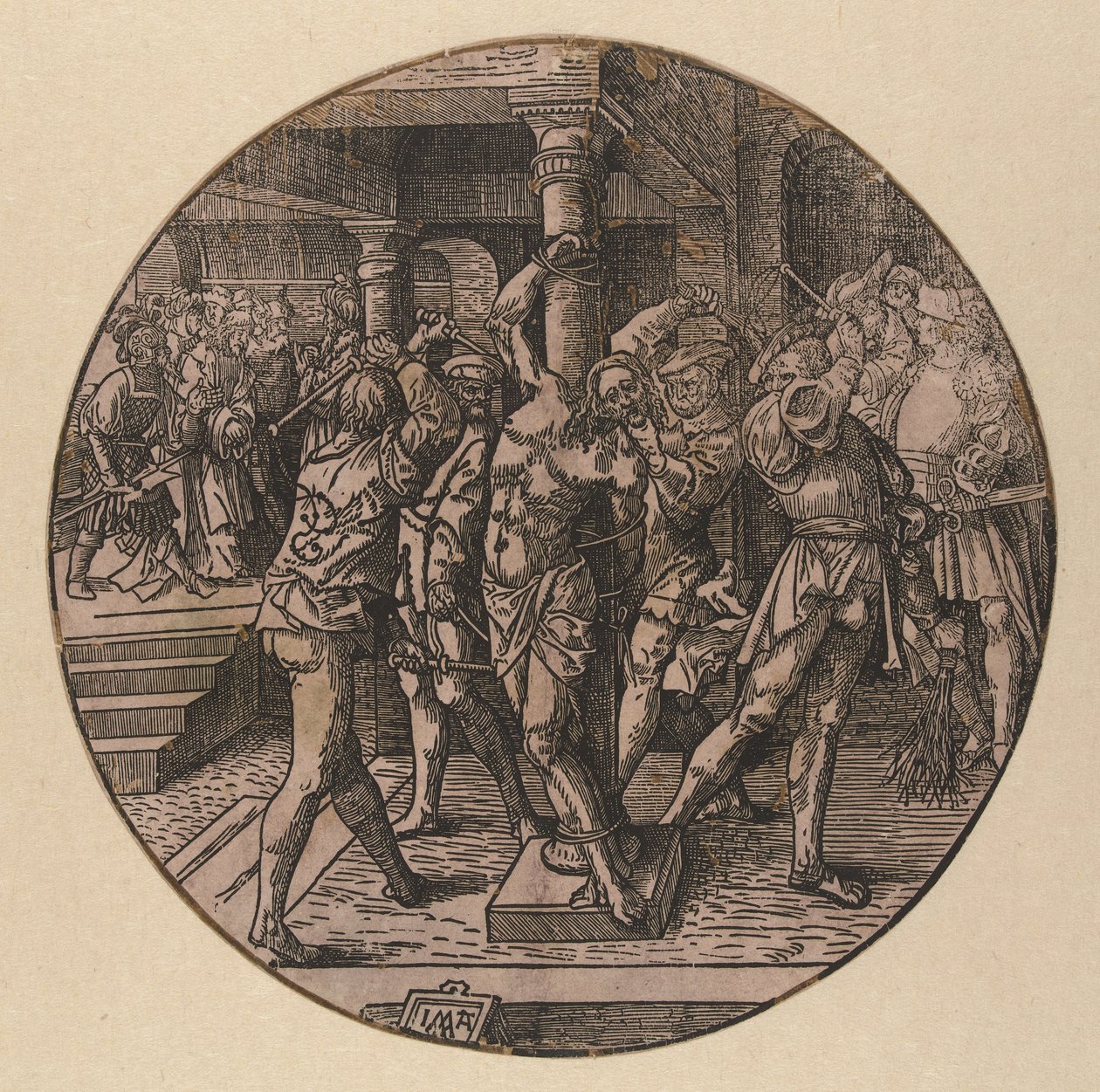 Geseling van Christus door Jacob Cornelisz van Oostsanen