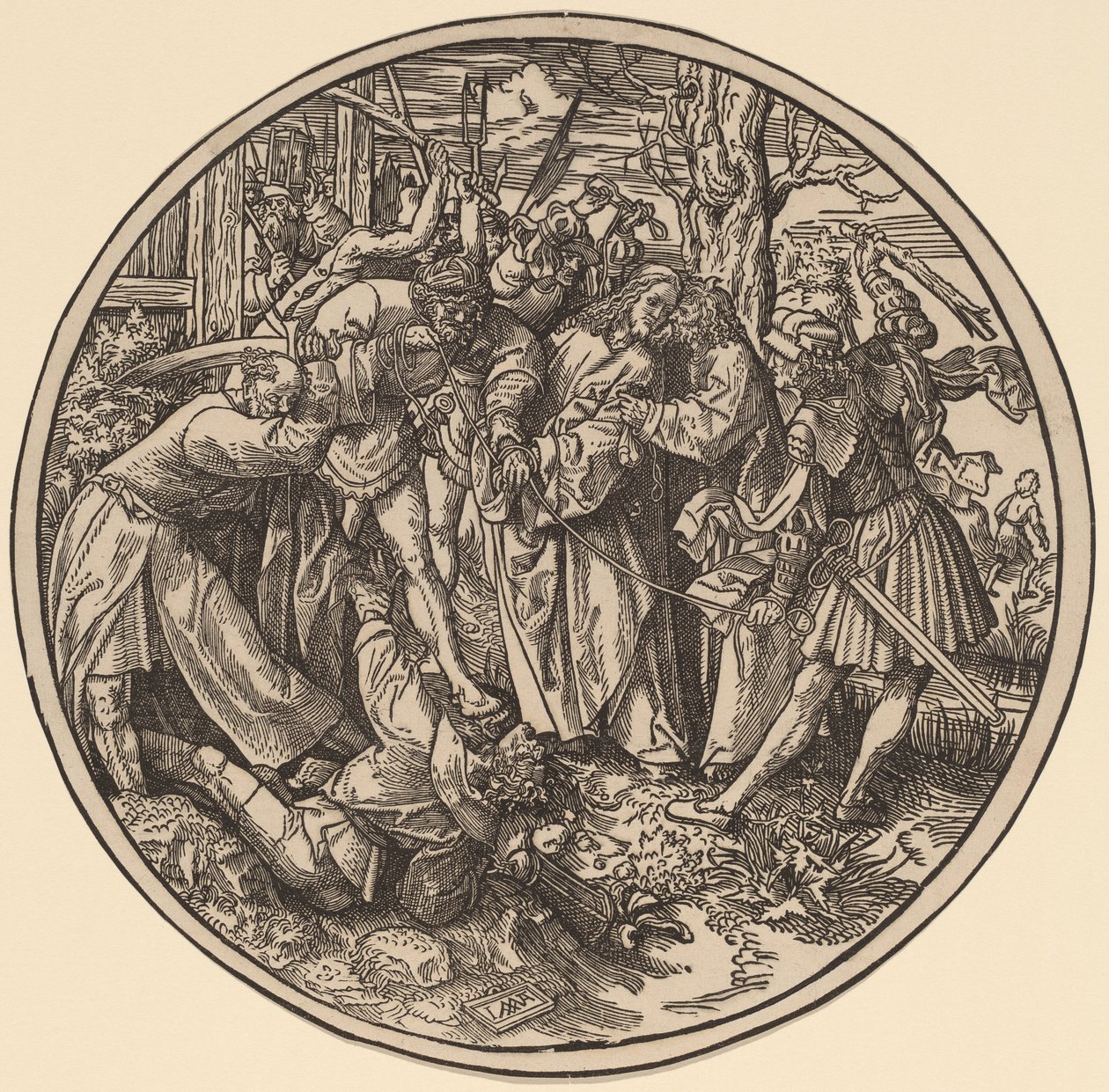 Het Verraad van Christus door Jacob Cornelisz van Oostsanen
