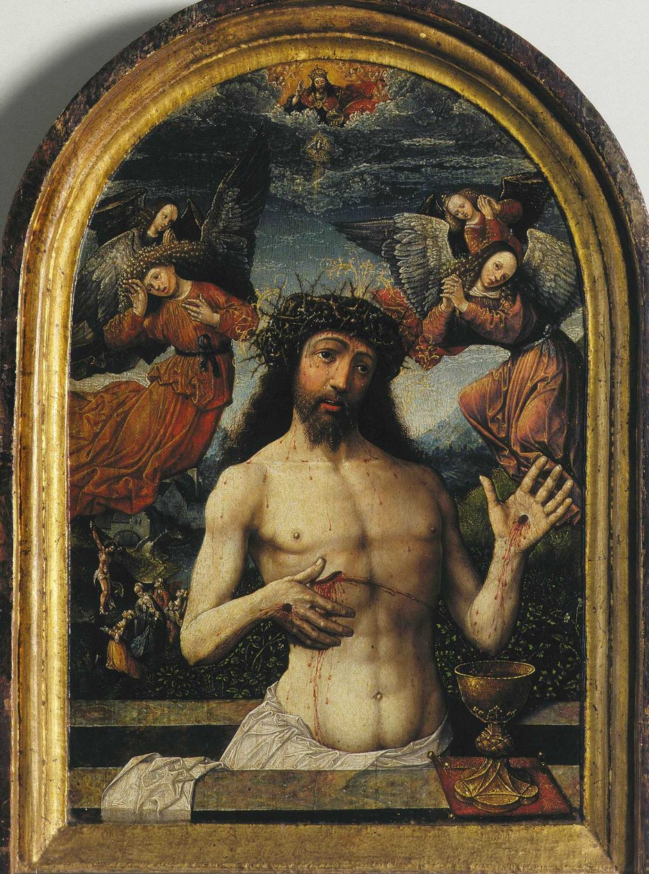 De Man van Smarten door Jacob Cornelisz van Oostsanen
