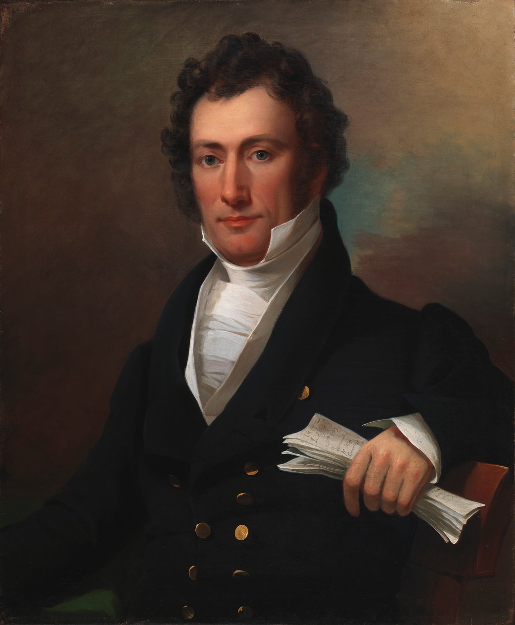 Joshua Tevis, 1827 door Jacob Eichholtz