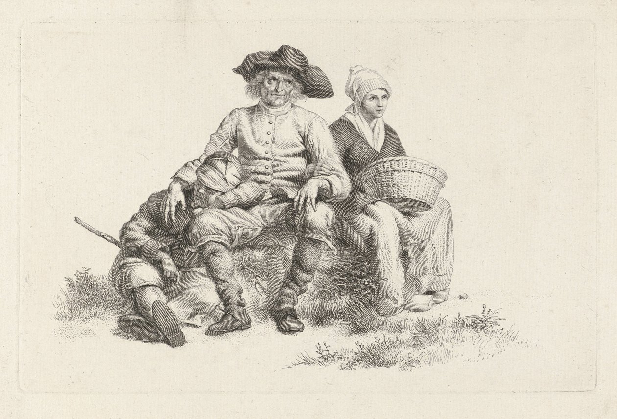 Boerenfamilie door Jacob Ernst Marcus