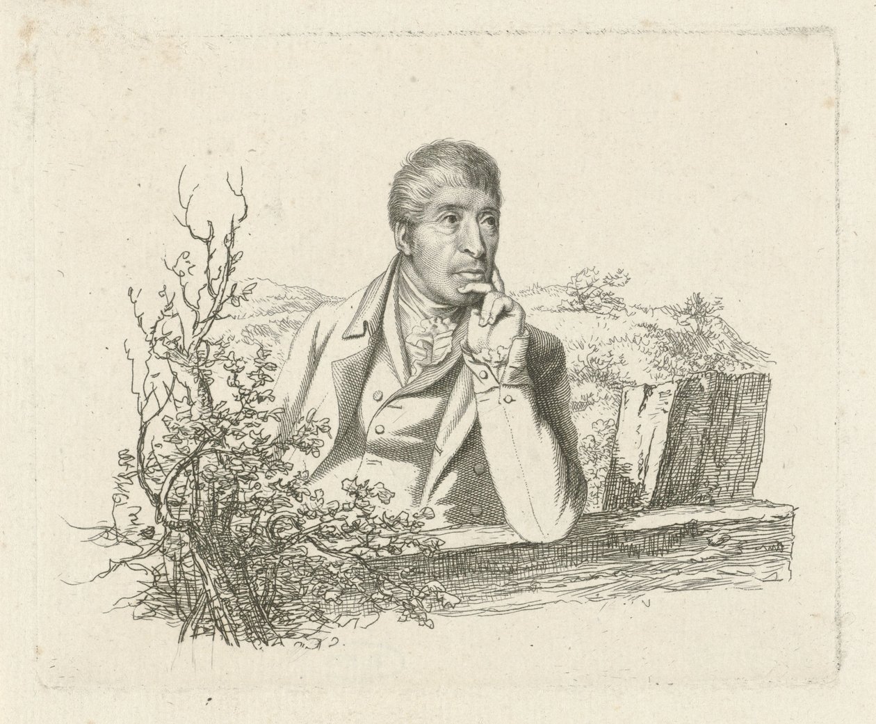 Portret van Pieter Pieterszn. Barbiers door Jacob Ernst Marcus