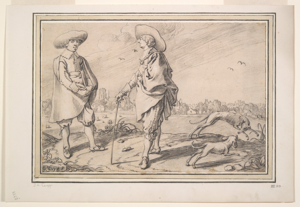 Portret van twee heren uit Dordrecht door Jacob Gerritsz Cuyp