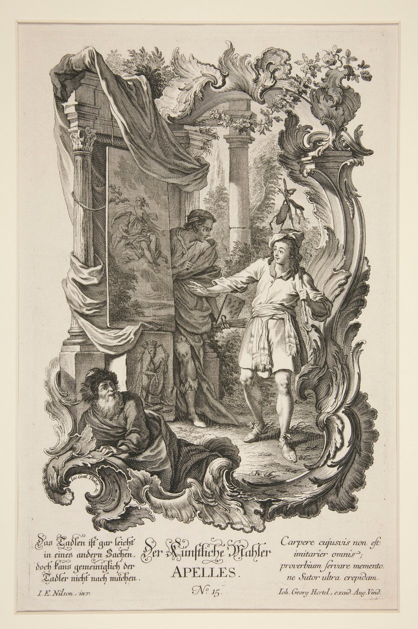 De Kunstmatige Schilder, Apelles door Jacob Gottlieb Thelot