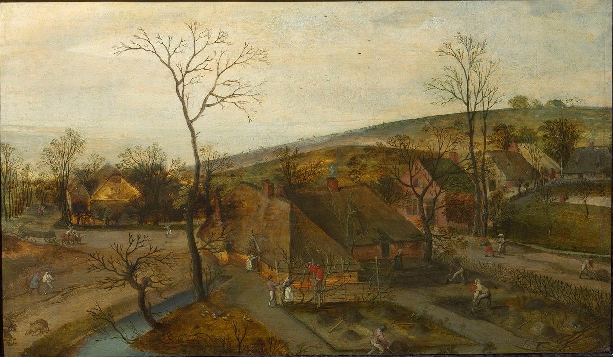 De Vier Jaargetijden: Lente door Jacob Grimmer