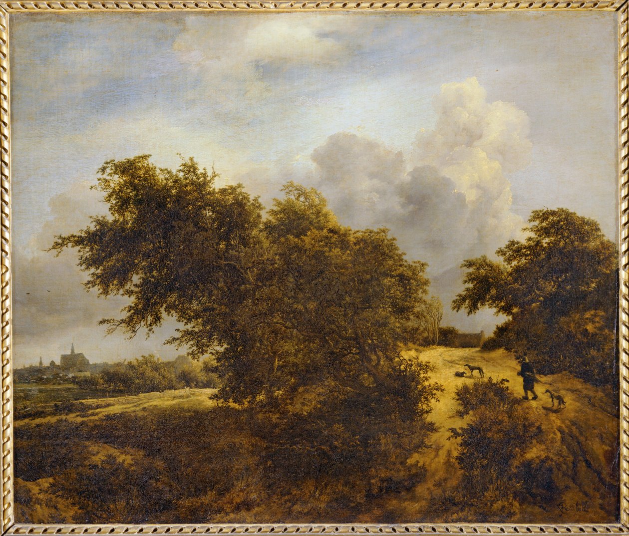 Pad in de duinen van Haarlem of Le Buisson ... door Jacob Isaaksz. or Isaacksz. van Ruisdael