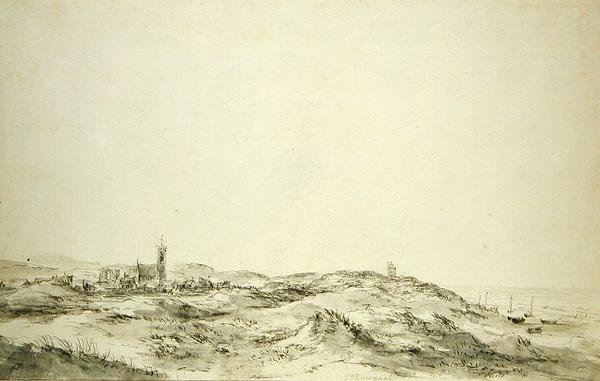 De duinen bij Wijk aan Zee door Jacob van Ruisdael