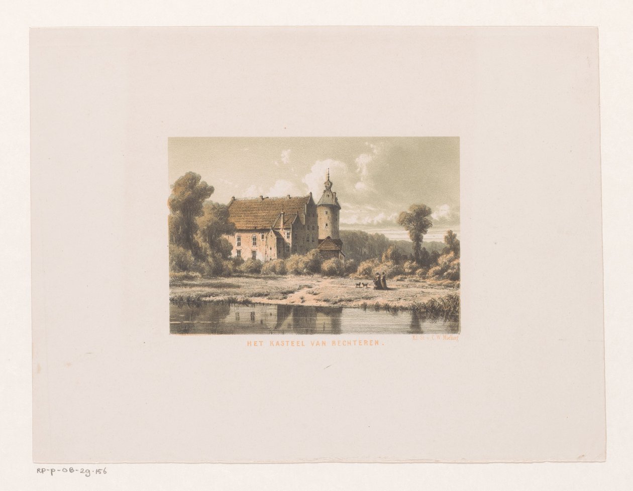 Kasteel Rechteren door Jacob Jan van der Maaten