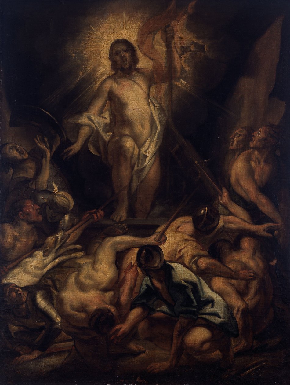De verrijzenis van Christus door Jacob Jordaens