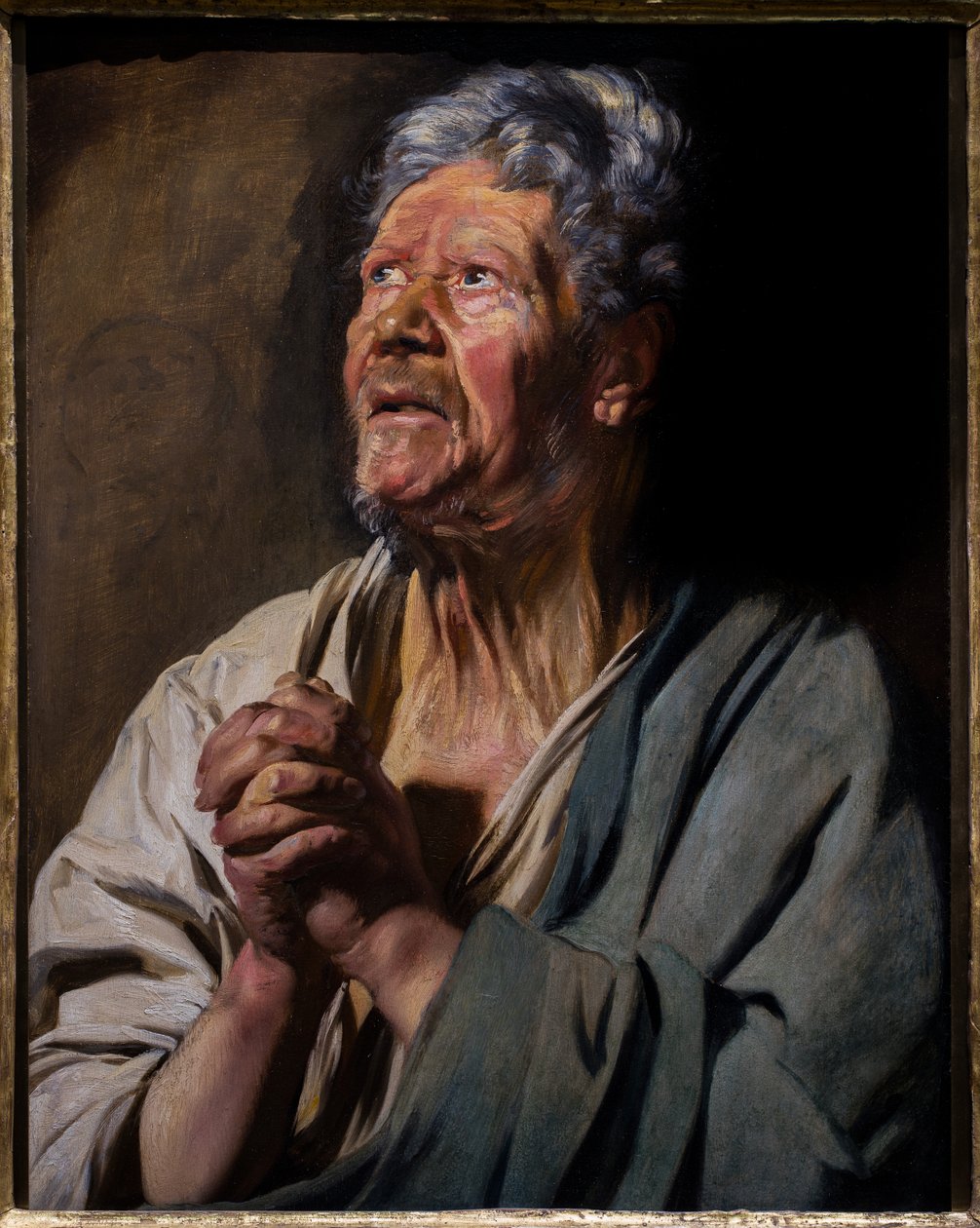 Figuur van een apostel (Sint Pieter), circa 1620 - 1621 (Olieverf op paneel) door Jacob Jordaens