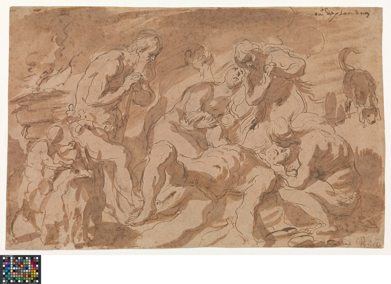 German: Die Beweinung Abels
Dutch: De bewening van Abel door Jacob Jordaens
