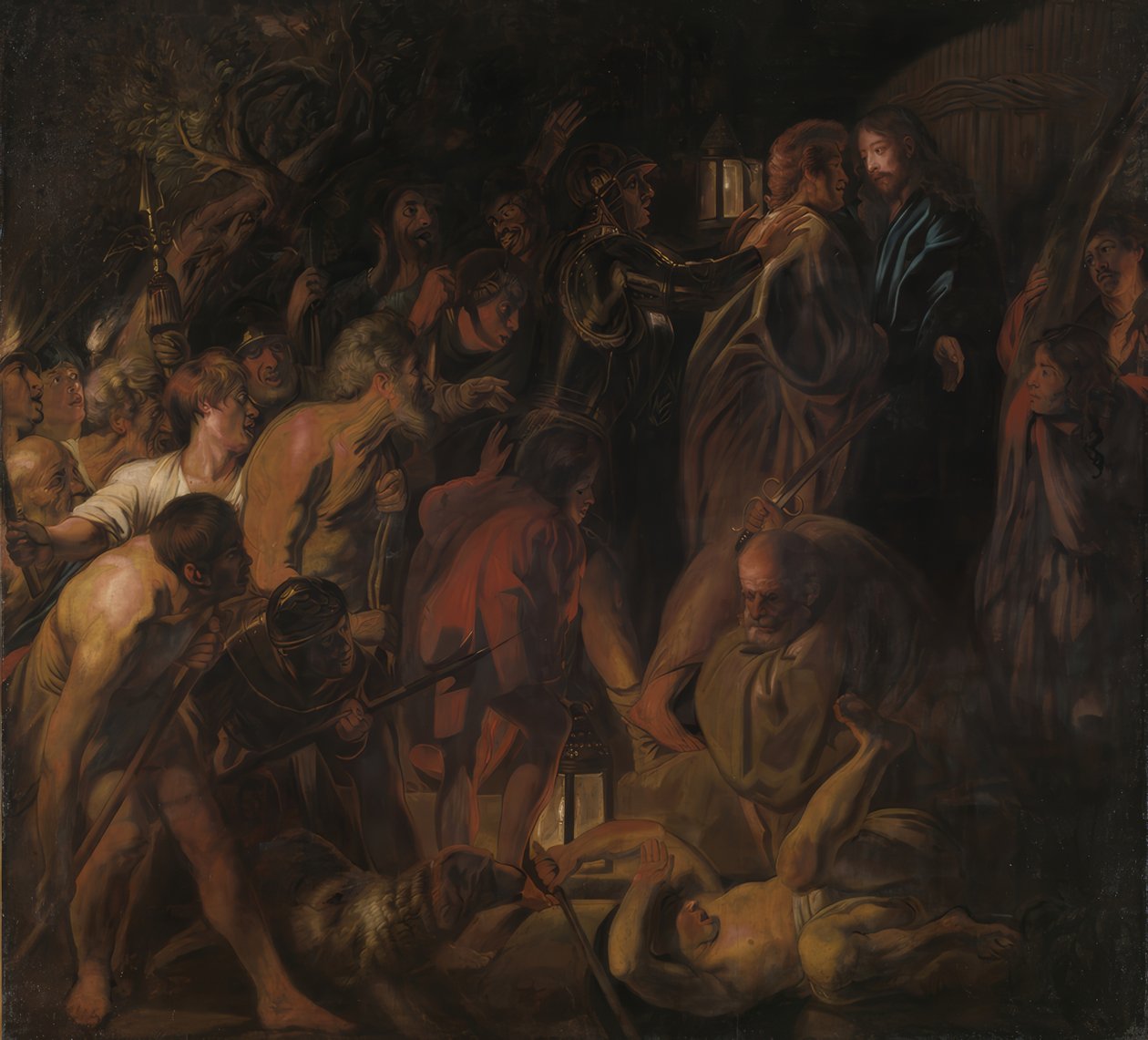 Het verraad van Christus door Jacob Jordaens