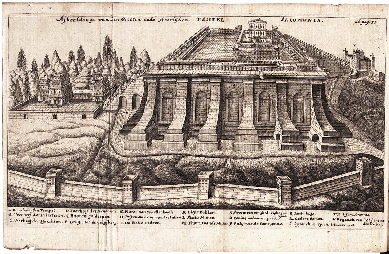 De Templo Hierosolymitano Tempel van Salomo door Jacob Judah Aryeh Leon