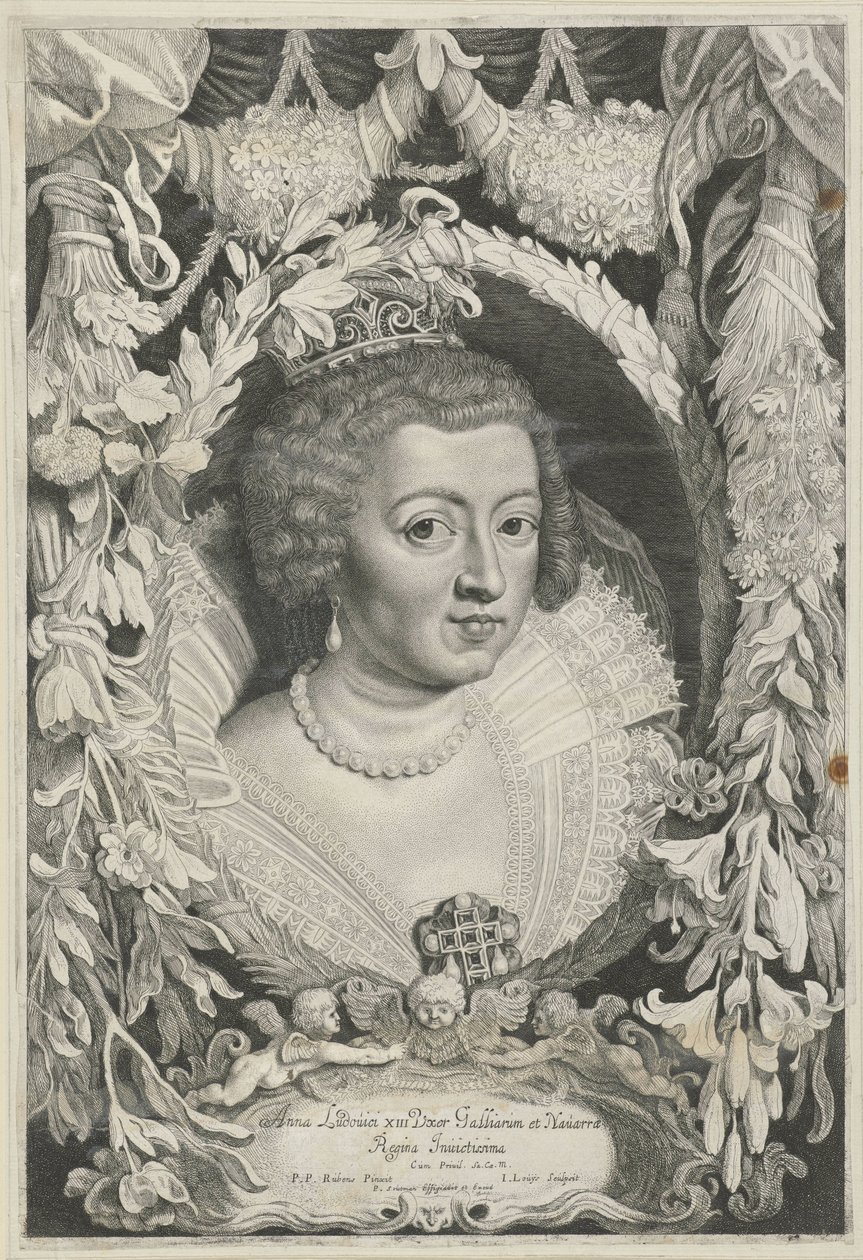 Portret van Anna van Oostenrijk door Jacob Louys