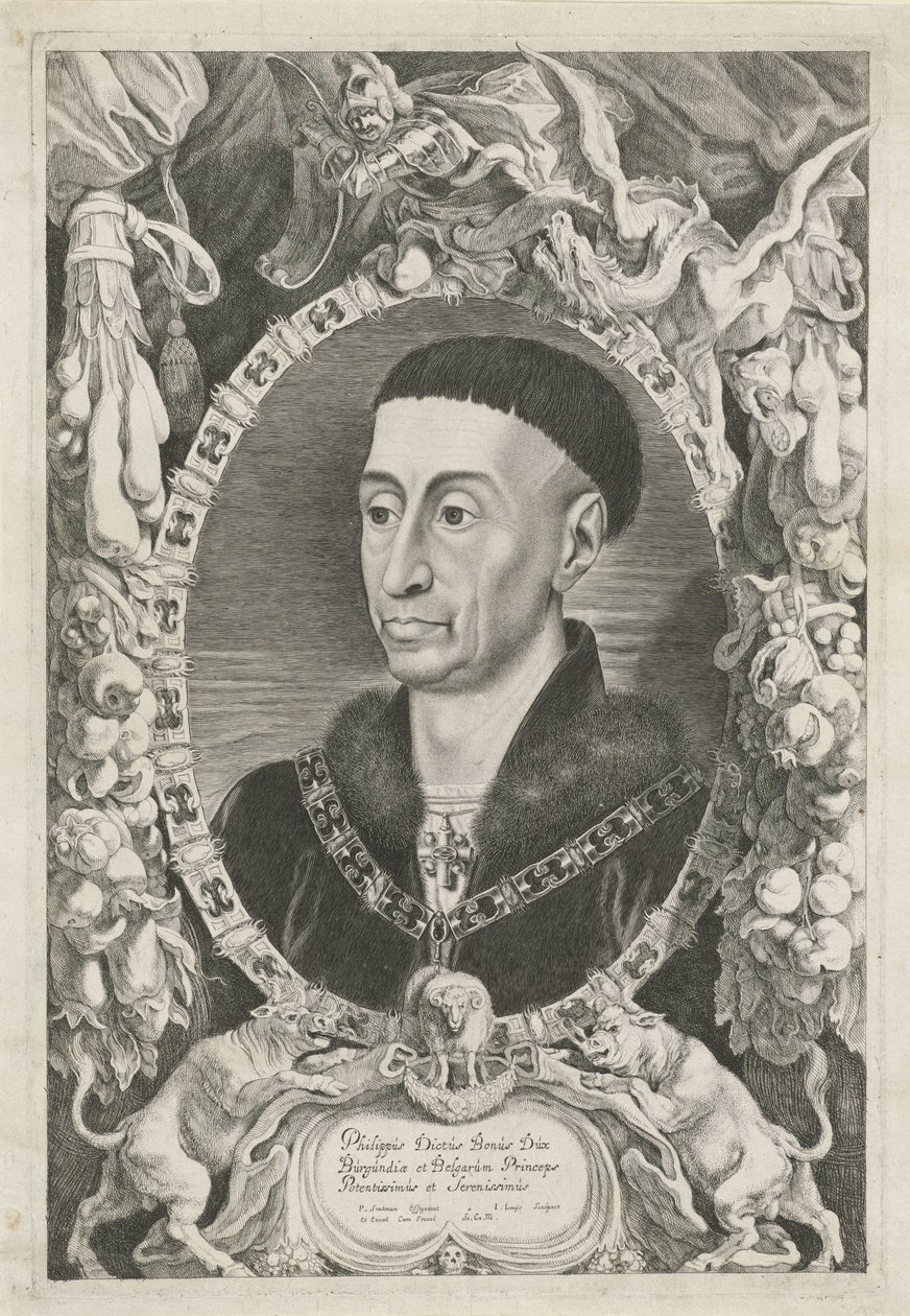 Portret van Filips de Goede door Jacob Louys