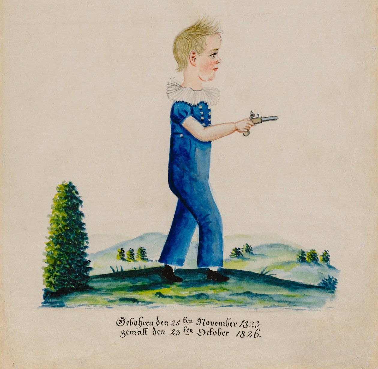 Portret van Edward Musser door Jacob Maentel