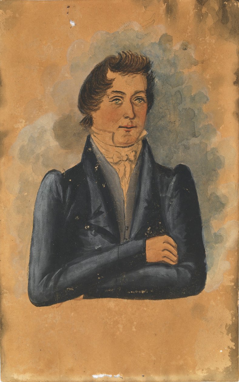 Portret van een man door Jacob Maentel