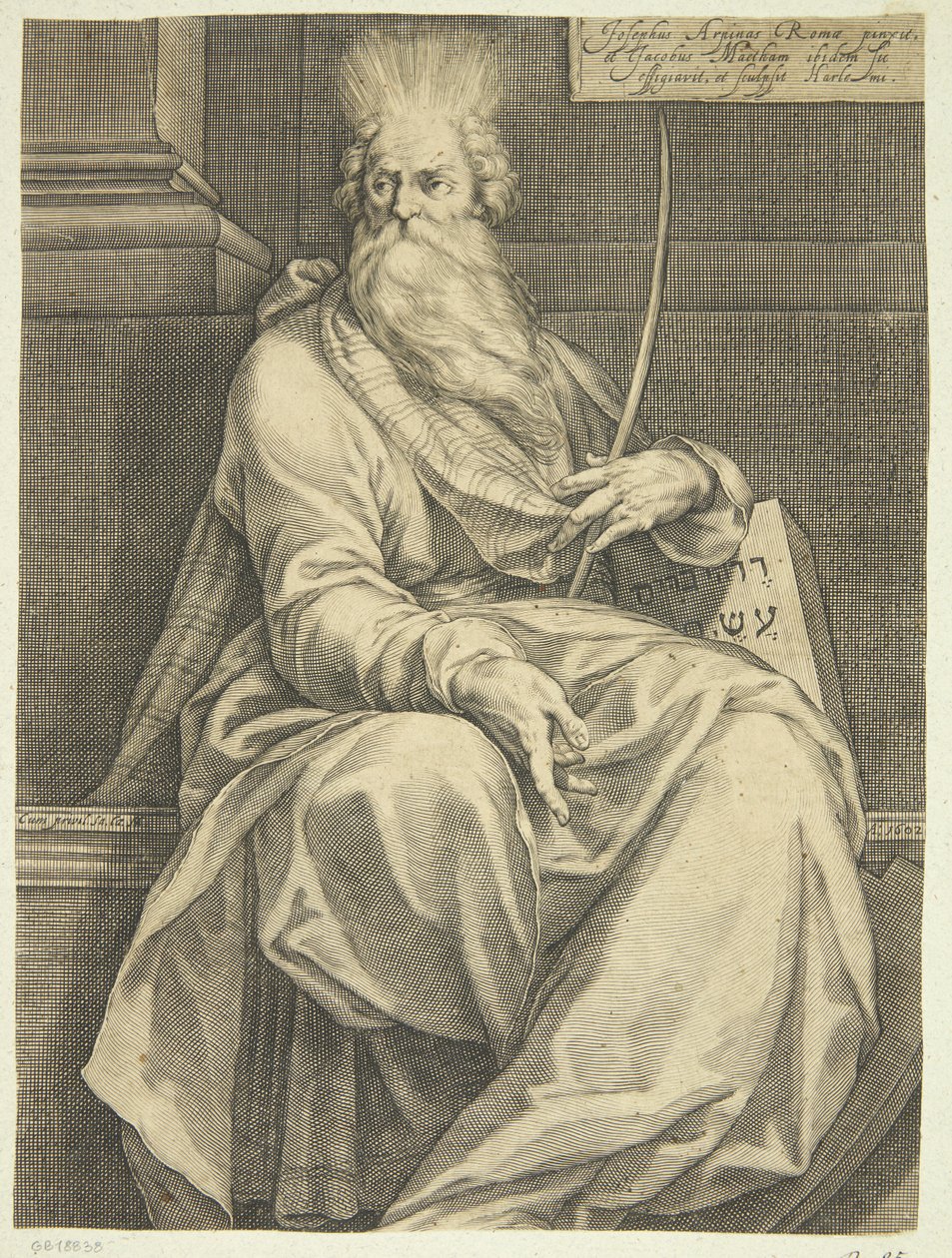 Mozes door Jacob Matham