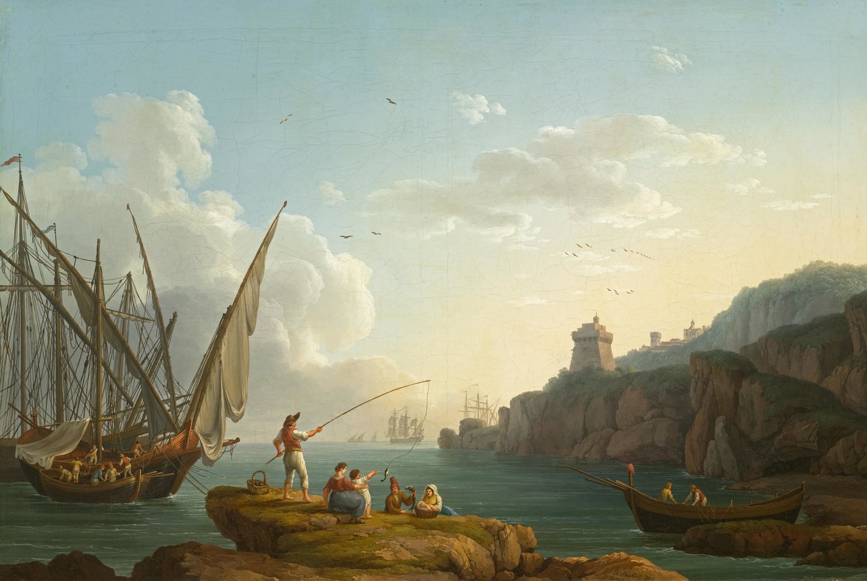 Kustlandschap bij Vietri

Oorspronkelijke titel Kustlandschap bij Vietri door Jacob Philipp Hackert