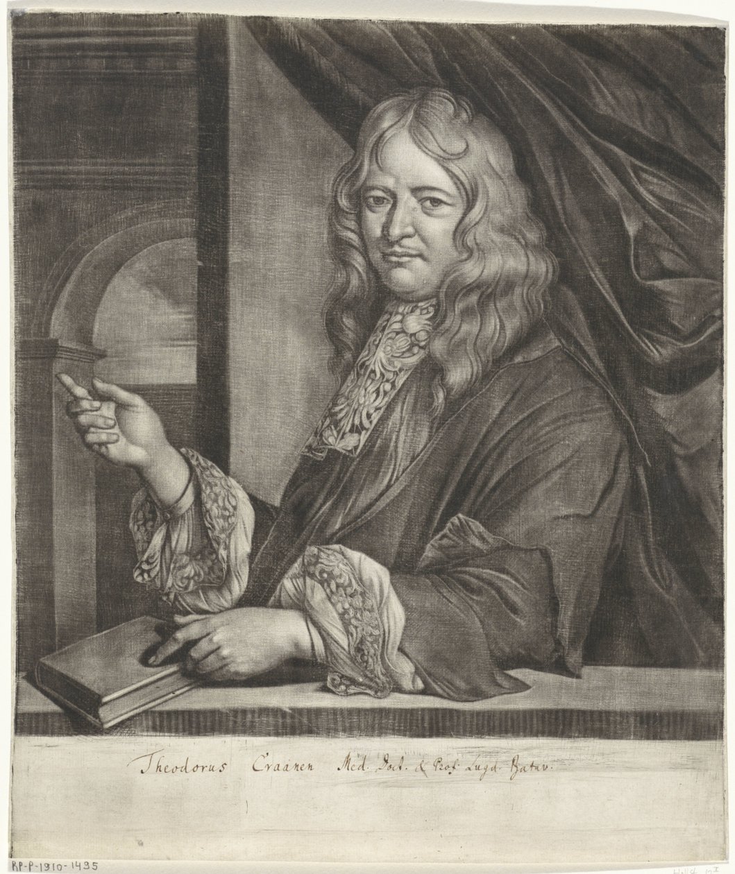 Portret van Theodorus Craanen door Jacob Toorenvliet