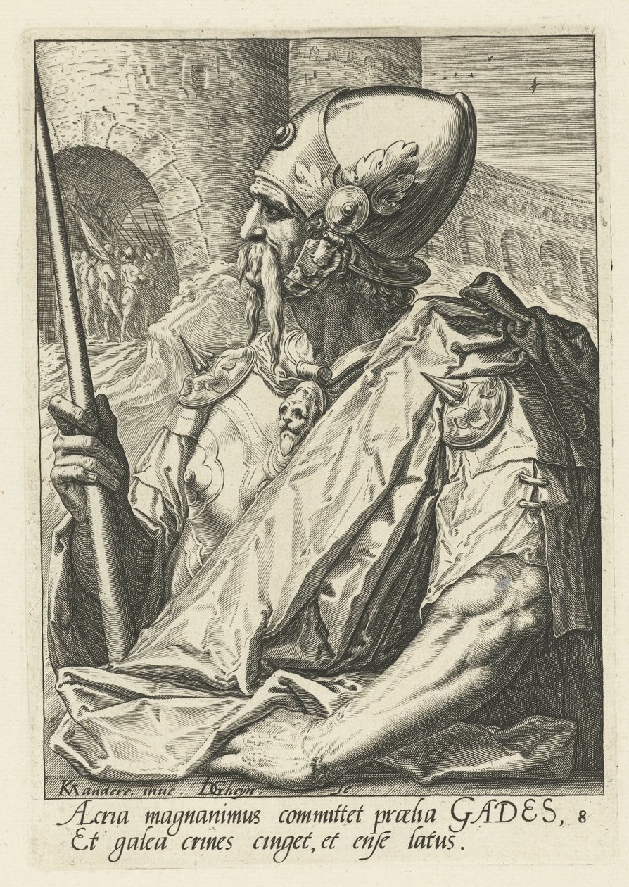 Stamvader Gad door Jacob de Gheyn (II)