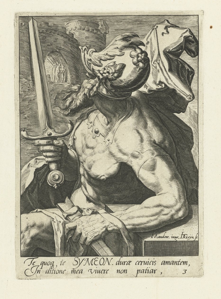 Stamvader Simeon door Jacob de Gheyn (II)
