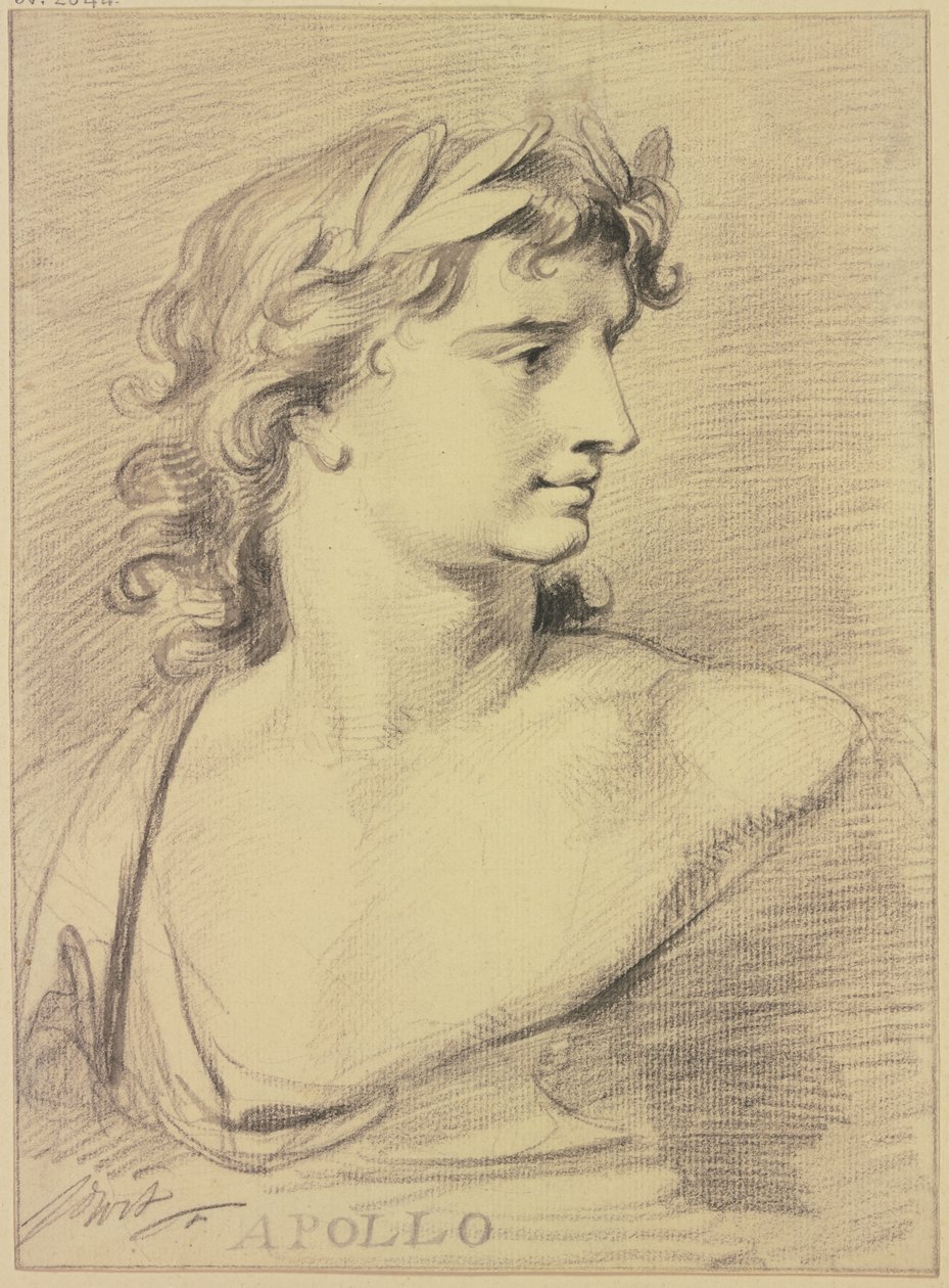 Buste van Apollo door Jacob de Wit