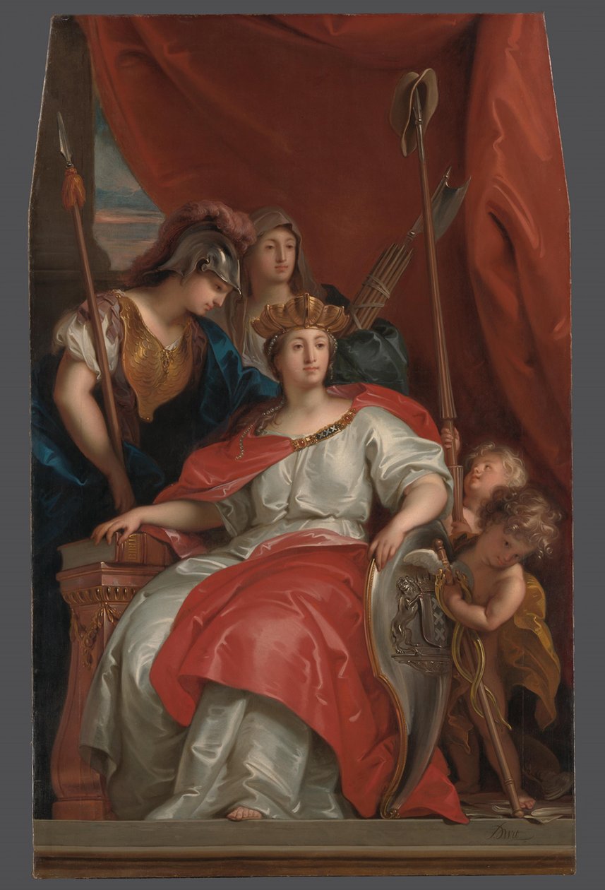 De Stedenmaagd van Amsterdam door Jacob de Wit