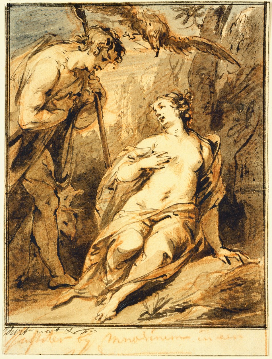 Jupiter und Mnemosyne door Jacob de Wit