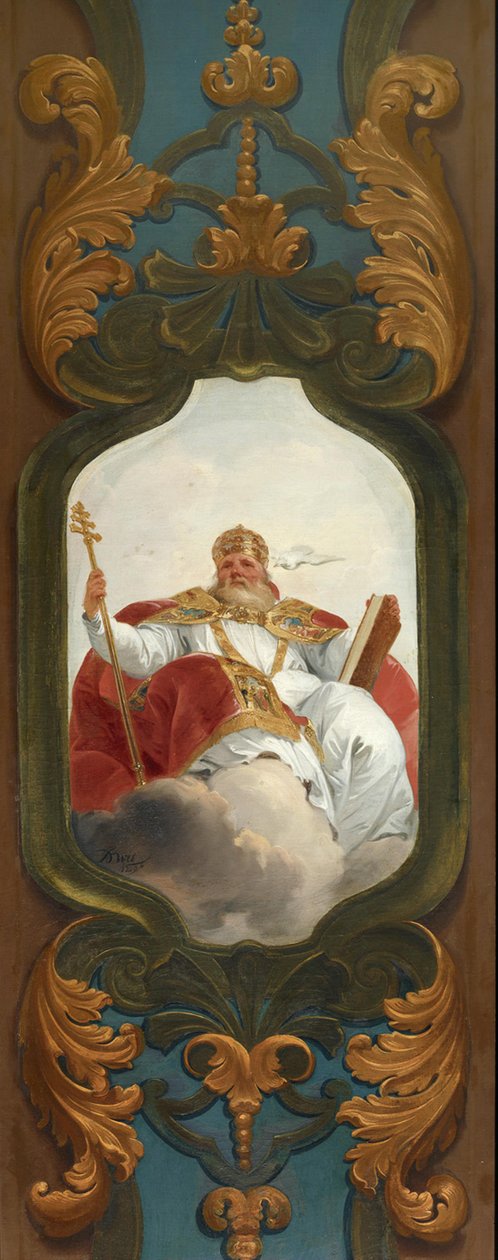 Paus Gregorius de Grote, kerkvader door Jacob de Wit