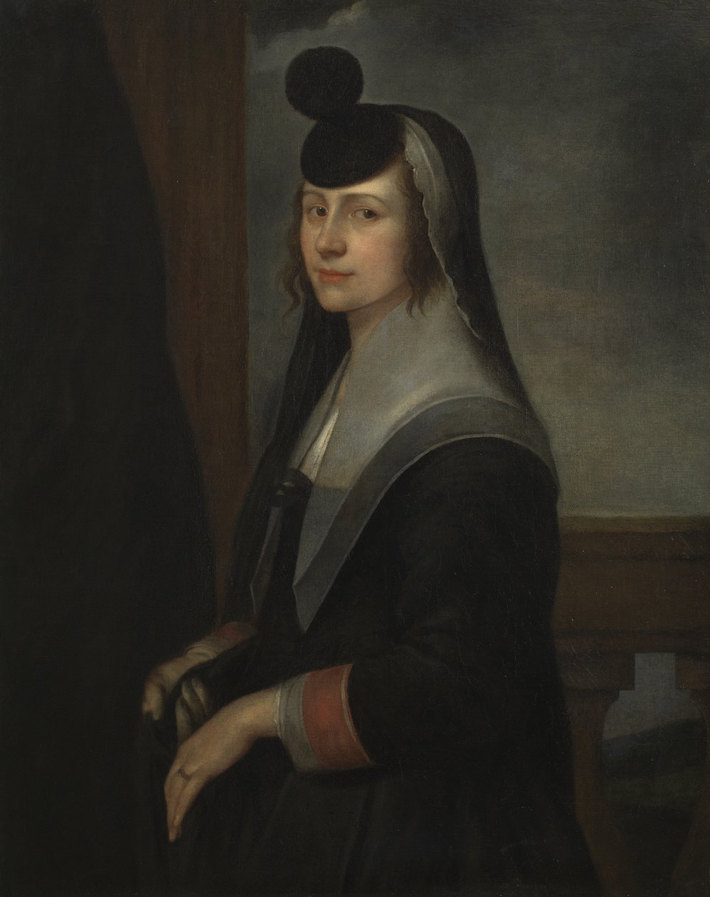 Portret van een jonge vrouw, ca. 1650 door Jacob the Elder Van Oost