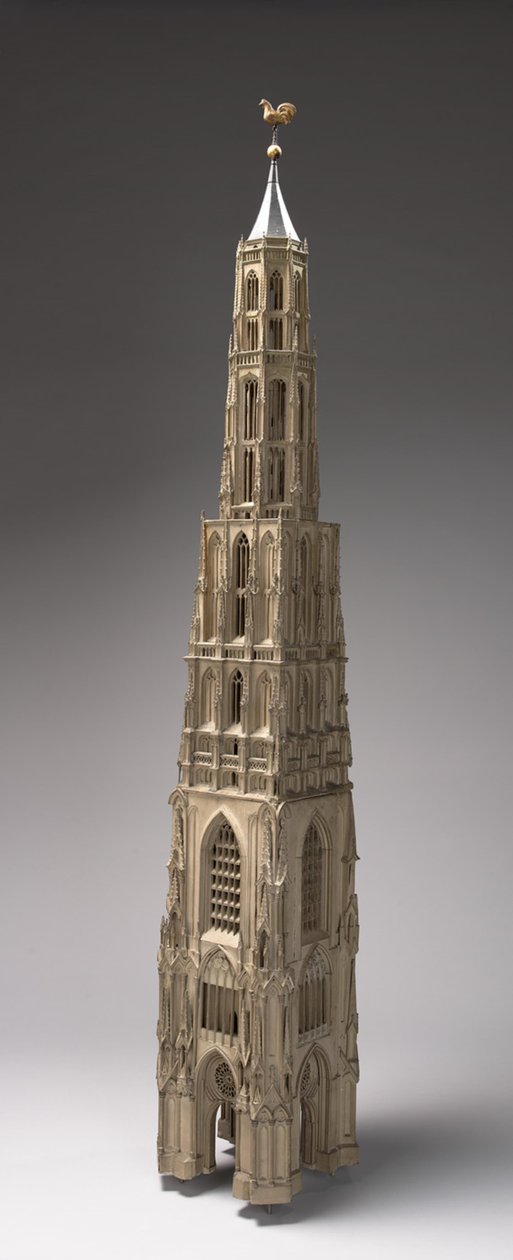 Model van de onvolmaakte toren van de Nieuwe Kerk door Jacob van Campen